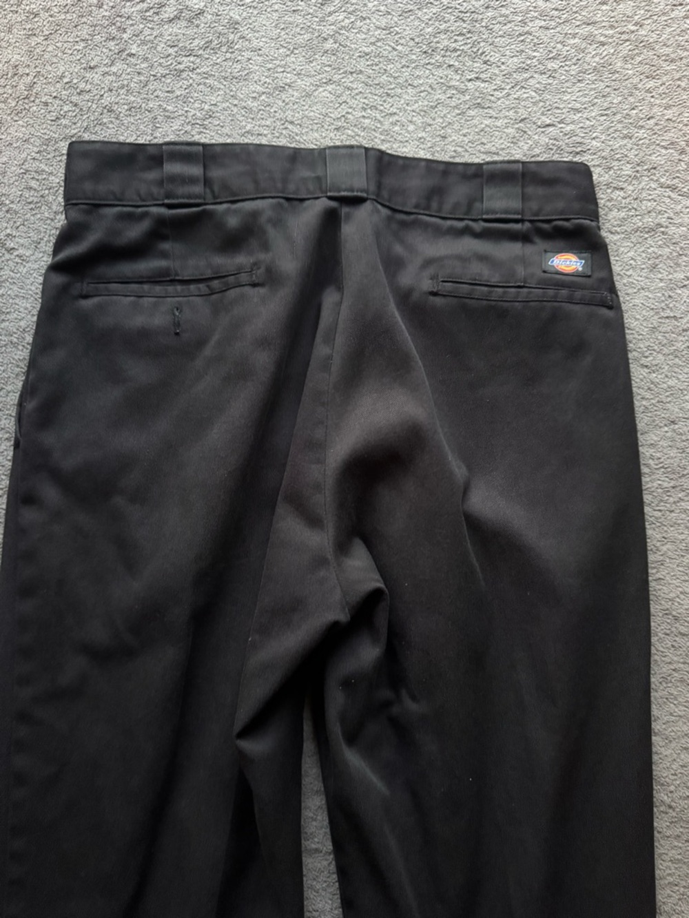 Dickies Black Straight-Leg Work Trousers